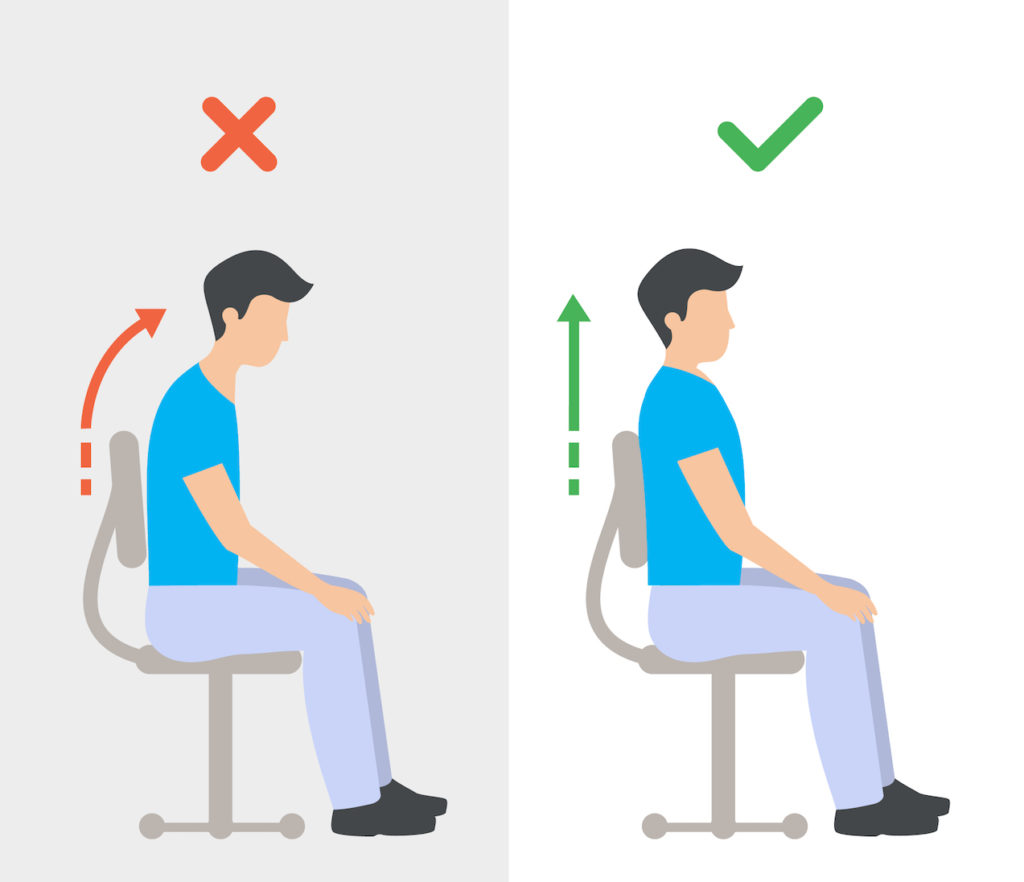 Tipps für richtiges Sitzen